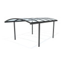 Carport 300x500cm en aluminium LUMINAR - Essency
