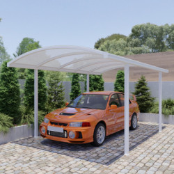 Carport 300x500cm en aluminium LUMINAR - Essency