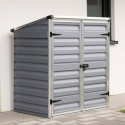 Abri de jardin en polycarbonate 1,25m² gris Voyager - Canopia by Palram