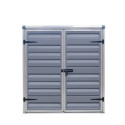 Abri de jardin en polycarbonate 1,25m² gris Voyager - Canopia by Palram