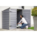 Abri de jardin en polycarbonate 1,25m² gris Voyager - Canopia by Palram