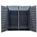 Abri de jardin en polycarbonate 1,25m² gris Voyager - Canopia by Palram