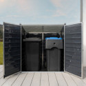 Abri de jardin en polycarbonate 1,25m² gris Voyager - Canopia by Palram