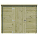 Chalet moderne Svendborg 5,81m² en bois traité 19mm avec porte simple - Gardenas
