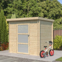 Chalet moderne Nyborg 4,04m² en bois massif 19mm - Gardenas