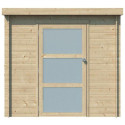 Chalet moderne Nyborg 4,04m² en bois massif 19mm - Gardenas