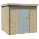 Chalet moderne Nyborg 4,04m² en bois massif 19mm - Gardenas