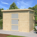 Chalet moderne Nyborg 5,2m² en bois massif 19mm - Gardenas