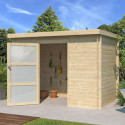 Chalet moderne Nyborg 5,2m² en bois massif 19mm - Gardenas