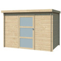 Chalet moderne Nyborg 5,2m² en bois massif 19mm - Gardenas