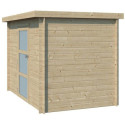 Chalet moderne Nyborg 5,2m² en bois massif 19mm - Gardenas