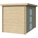 Chalet moderne Nyborg 5,2m² en bois massif 19mm - Gardenas