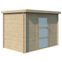 Chalet moderne Nyborg 5,2m² en bois massif 19mm - Gardenas