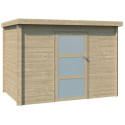 Chalet moderne Nyborg 5,2m² en bois massif 19mm - Gardenas