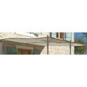 Toile d'ombrage pour pergolas adossées Provence - Couleurs du Monde