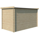 Chalet moderne Nyborg 6,36m² en bois massif 19mm - Gardenas	