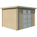Chalet moderne Umea 8,5m² en bois massif 19mm - Gardenas