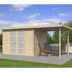 Chalet moderne Umea 8,5m² + extension 200cm - Gardenas