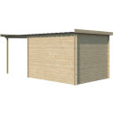 Chalet moderne Umea 8,5m² + extension 200cm - Gardenas