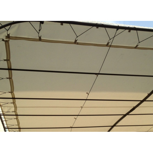Toile d'ombrage universelle 300x400cm pour pergolas adossées - Écru- TU4E - Couleurs du Monde
