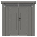 Abri de jardin en acier galvanisé Kosto 5,29m² + kit d'ancrage - X-Métal