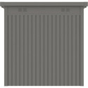 Abri de jardin en acier galvanisé Kosto 5,29m² + kit d'ancrage - X-Métal