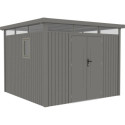 Abri de jardin en acier galvanisé Kosto 8,64m² + kit d'ancrage - X-Métal