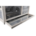 Clapier d'intérieur en bois L80x50xH50cm Vinland - Lifland