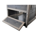 Clapier d'intérieur en bois L80x50xH50cm Vinland - Lifland