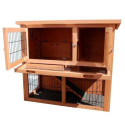 Clapier d’extérieur en bois 92x45x80cm First Double – Lifland
