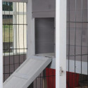 Clapier d’intérieur en bois 100x90x62cm Restland – Lifland