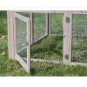 Enclos tortue en bois 116x109x48cm avec habitat RUN OUT LUXE - Lifland