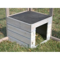 Enclos tortue en bois 116x109x48cm avec habitat RUN OUT LUXE - Lifland
