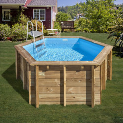 Piscine bois ronde Diam 270cm LILI 2 - Gré