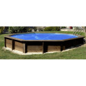 Bâche à bulles été - 400 µ - couleur bleue – pour piscine LILI 2 – Gré