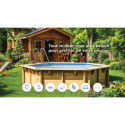 Piscine bois ronde Diam 400cm VANILLE 2 - Gré