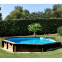 Piscine bois ronde Diam 500cm VIOLETTE 2 - Gré