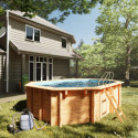 Piscine bois ovale 436x336cm GRENADE 2 - Gré