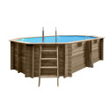 Piscine bois ovale 436x336cm GRENADE 2 - Gré
