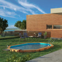 Piscine bois ovale 436x336cm GRENADE 2 - Gré