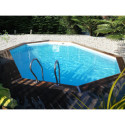 Piscine bois ovale 436x336cm GRENADE 2 - Gré