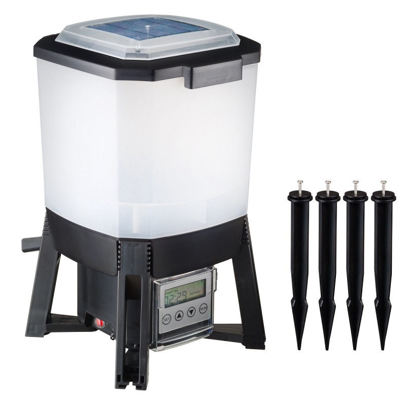 Distributeur automatique solaire de nourriture pour poissons - Koi Feeder Solar - Ubbink