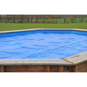 Bâche à bulles été - 400 µ - couleur bleue – pour piscine VERMELA – Gré