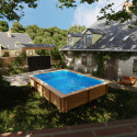 Piscine bois rectangulaire 375x200cm LEMON - Gré