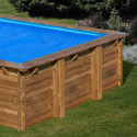 Bâche à bulles été - 400 µ - couleur bleue – pour piscine CARRA – Gré