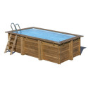 Piscine bois rectangulaire 420x270cm MARBELLA 2 - Gré