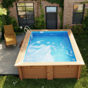 Piscine bois rectangulaire 420x270cm MARBELLA 2 - Gré