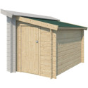 Annexe latérale 150x265cm en bois massif et toit bitumé - Gardenas