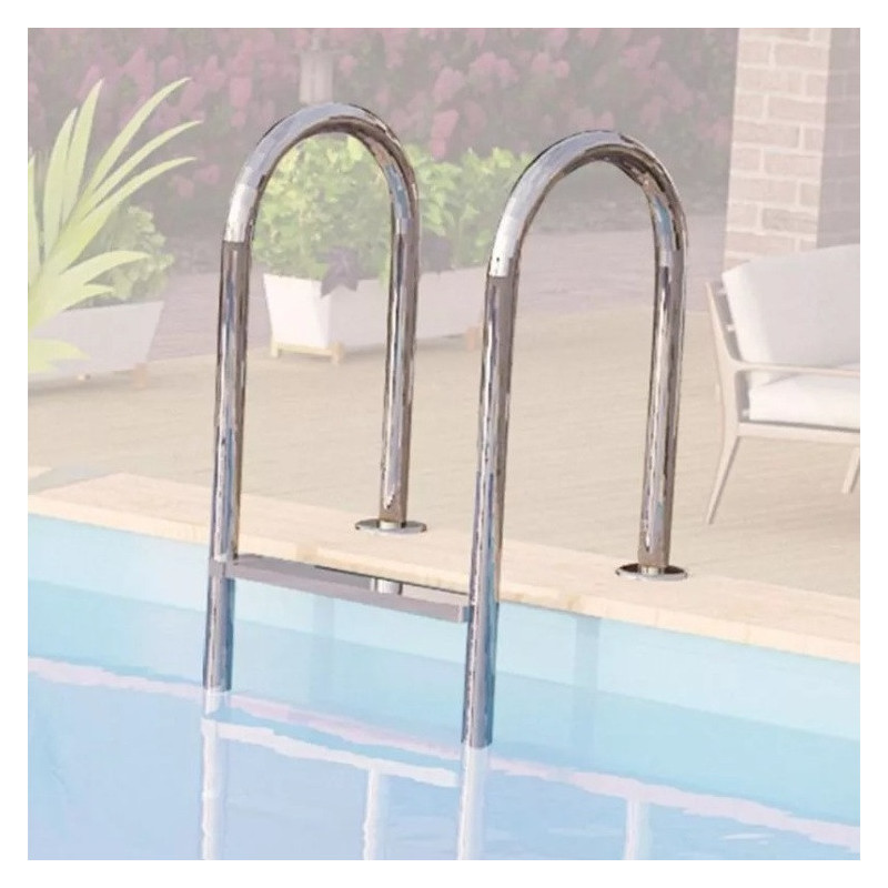 Échelle en acier inoxydable pour les piscines Karibu