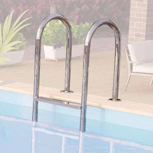 Échelle en acier inoxydable pour les piscines Karibu